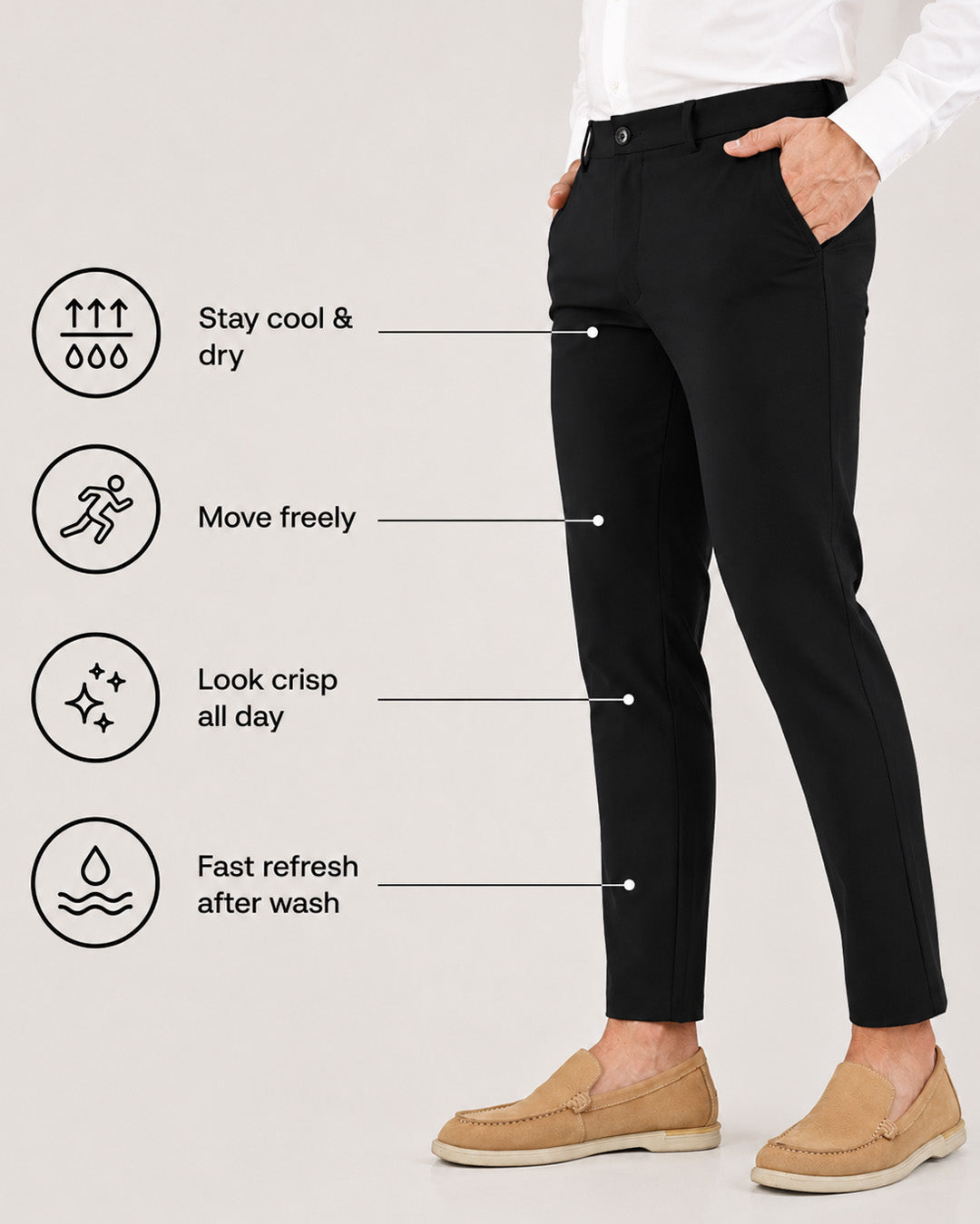 Black - Power Stretch All Mode Pants