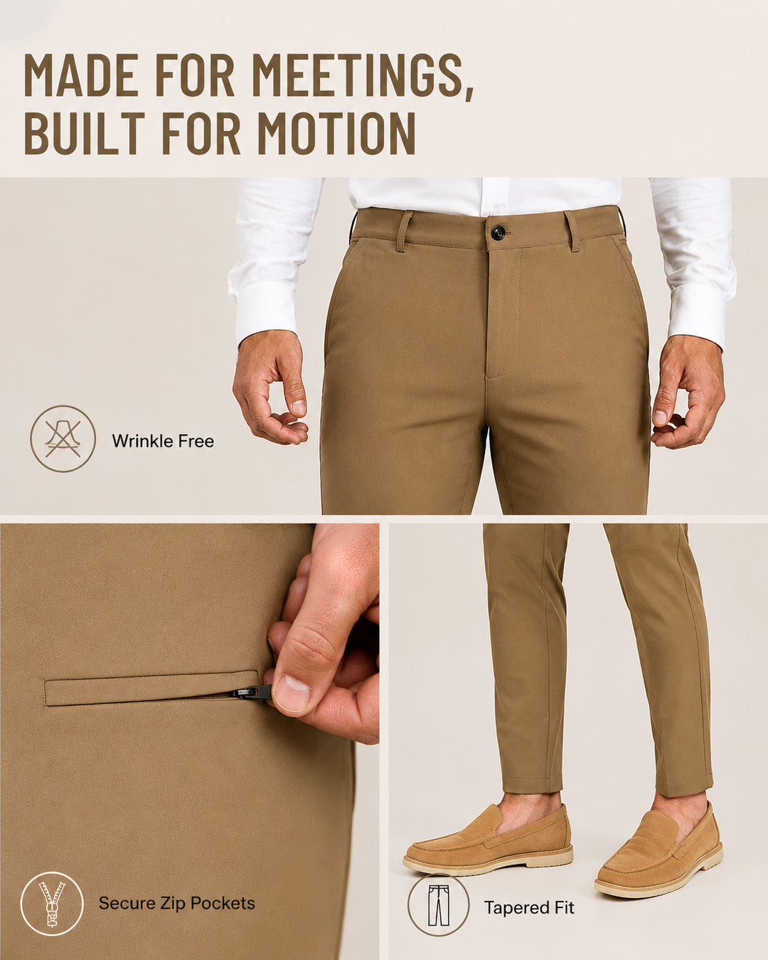Navy - Power Stretch All Mode Pants