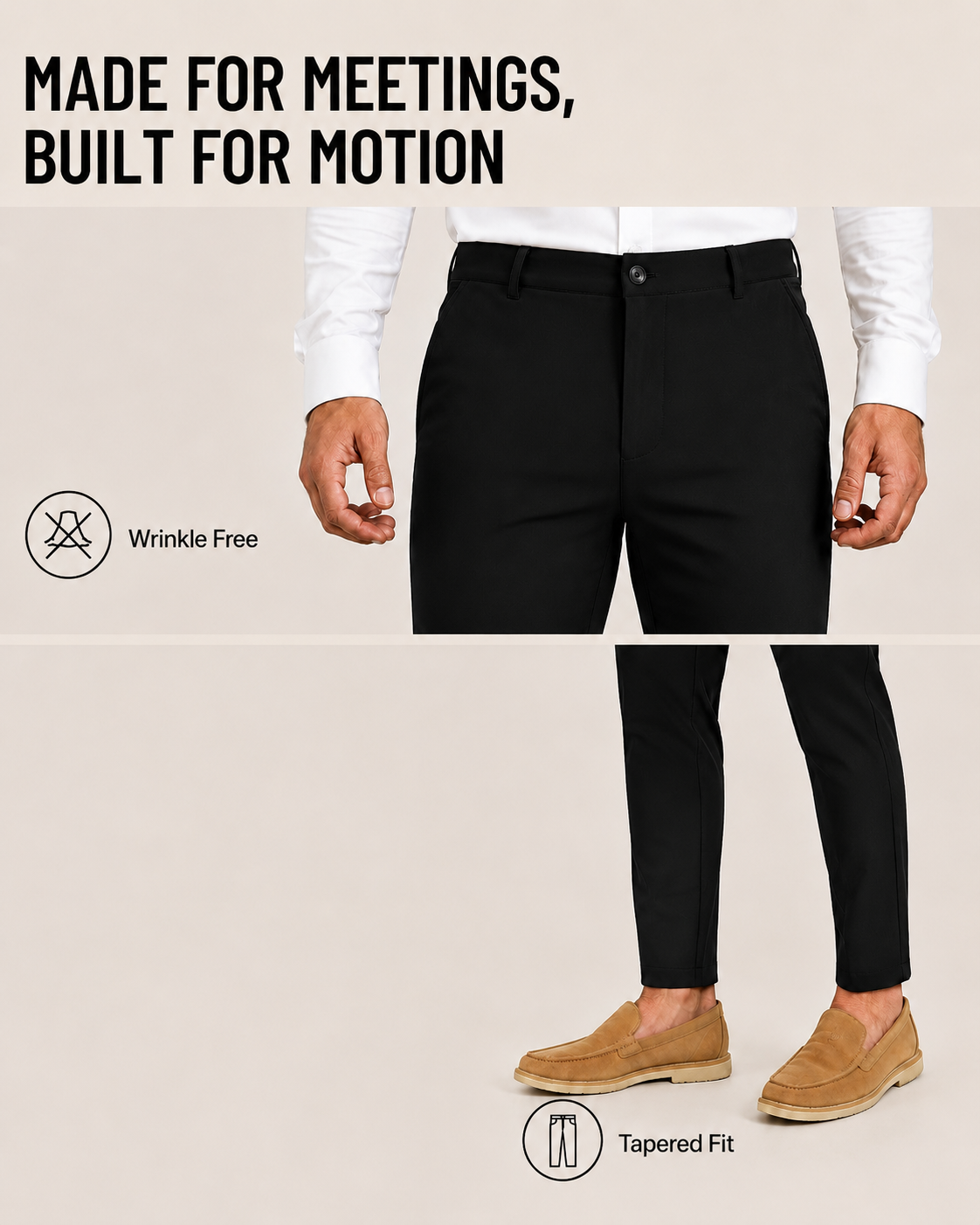 Black - Power Stretch All Mode Pants