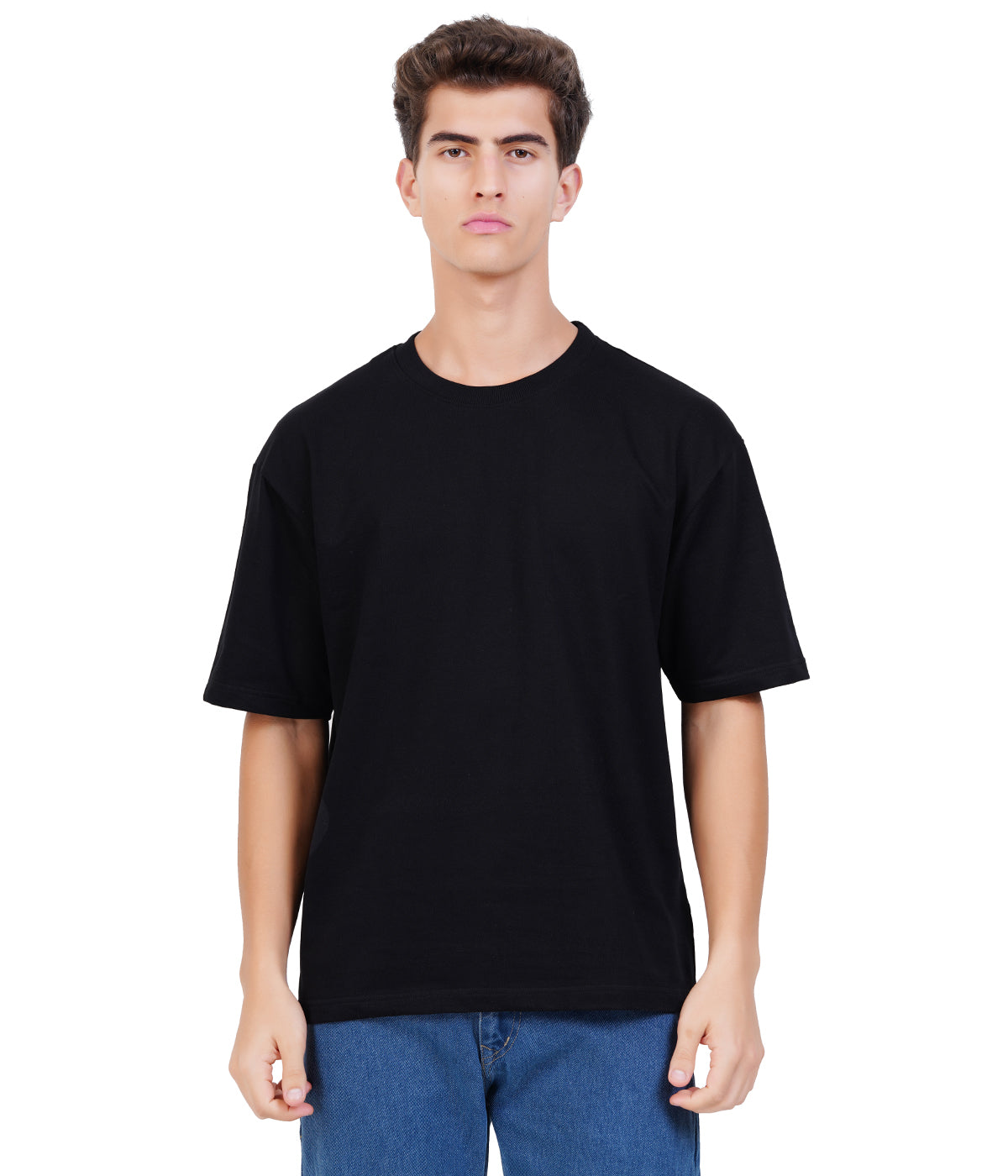 Oversized 100% Cotton T-Shirt – Black | Bold Streetwear Essential