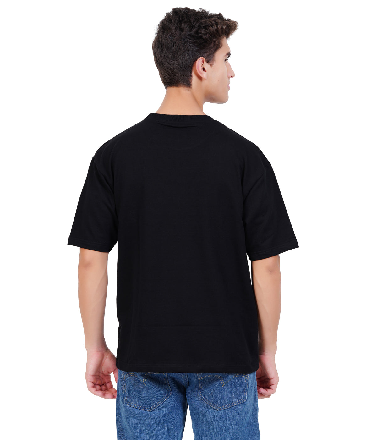 Oversized 100% Cotton T-Shirt – Black | Bold Streetwear Essential