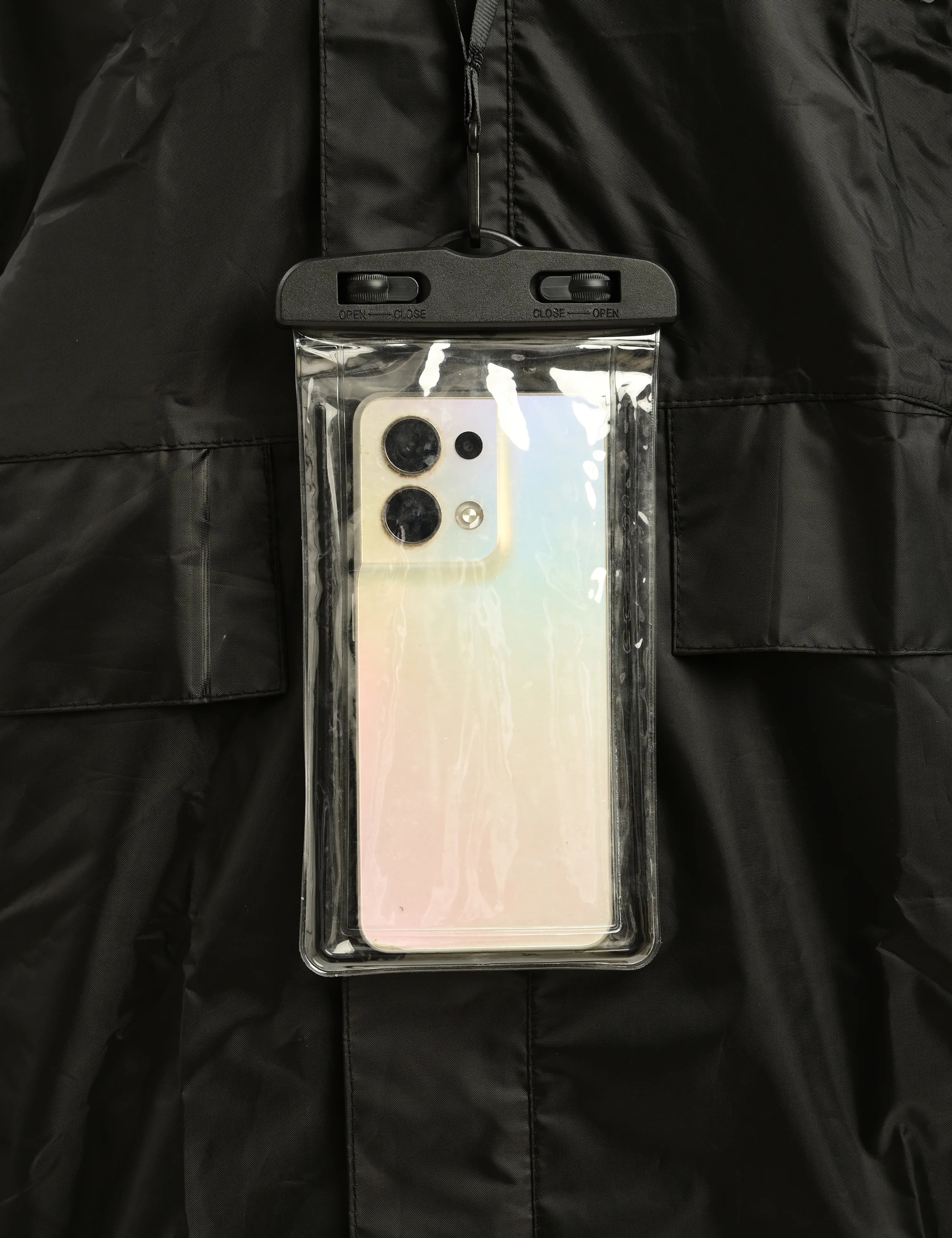 Black  - RainShield Jacket & Pant | Complimentary Waterproof Mobile Pouch