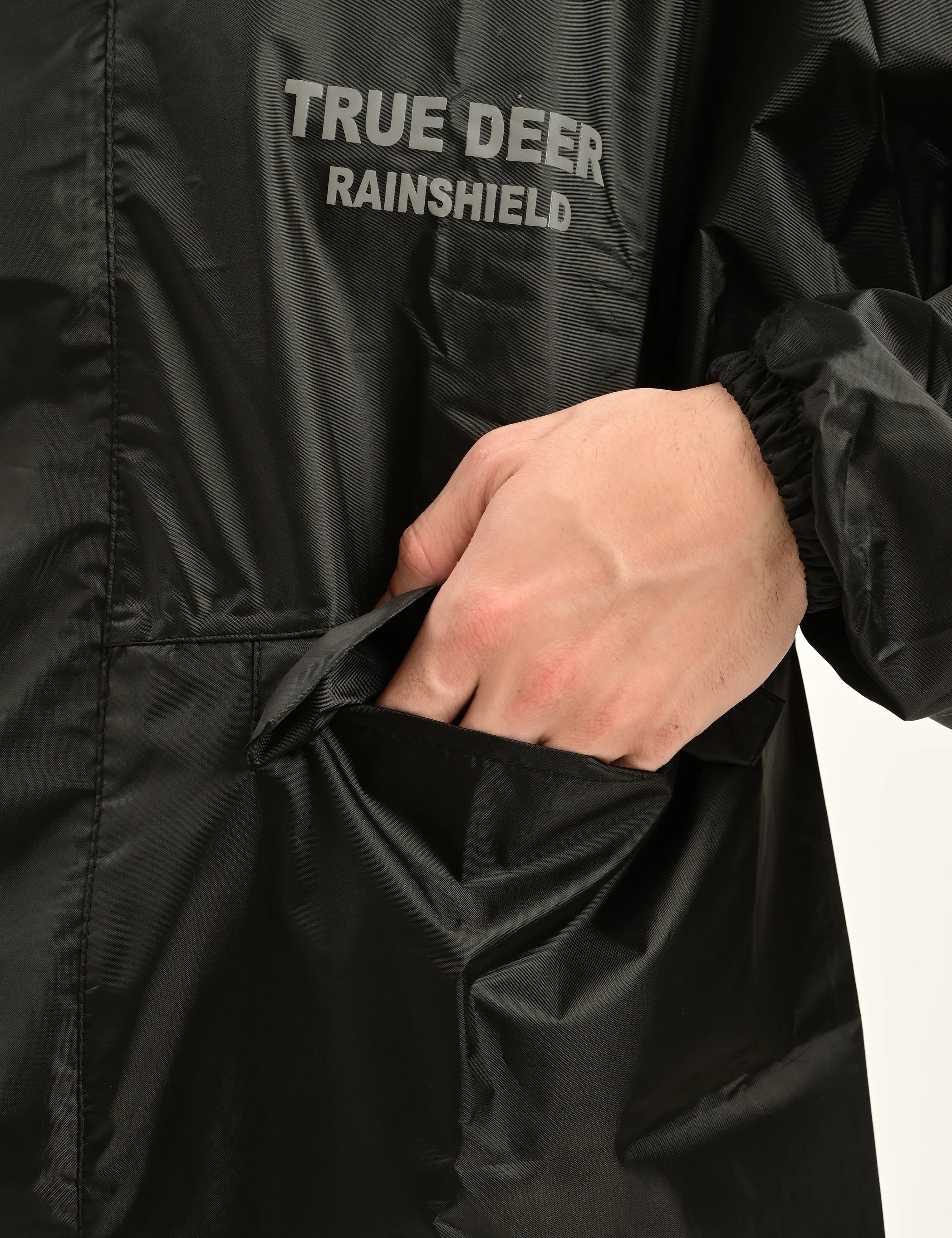 Black  - RainShield Jacket & Pant | Complimentary Waterproof Mobile Pouch