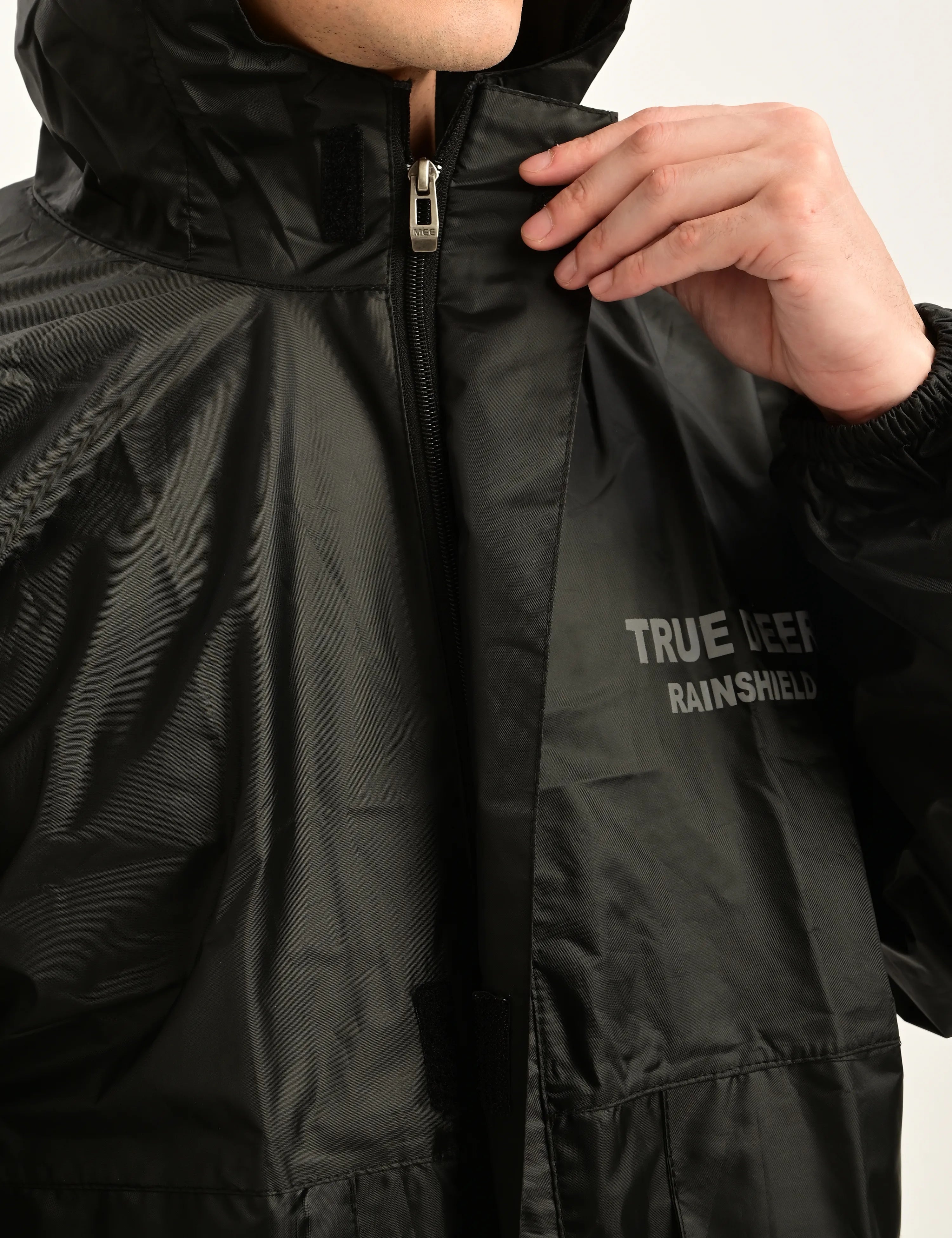 Black  - RainShield Jacket & Pant | Complimentary Waterproof Mobile Pouch