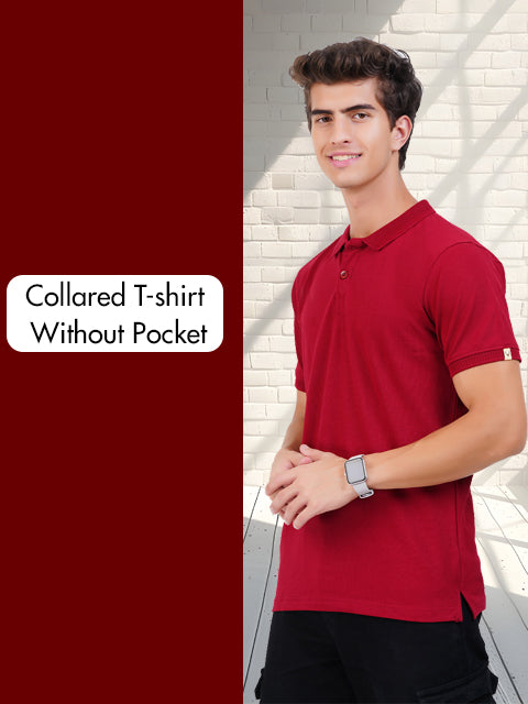 Collared T-Shirt without pocket