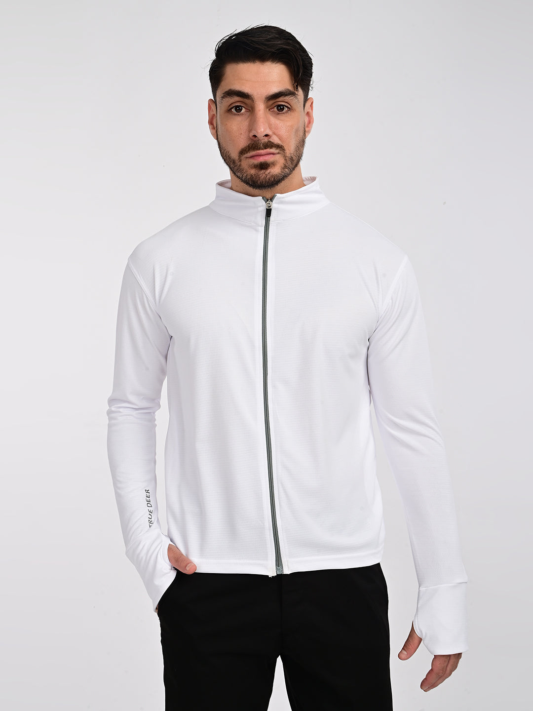White - Skincare Jacket with UPF 50+ Protection | Lightweight Jackets for Unisex