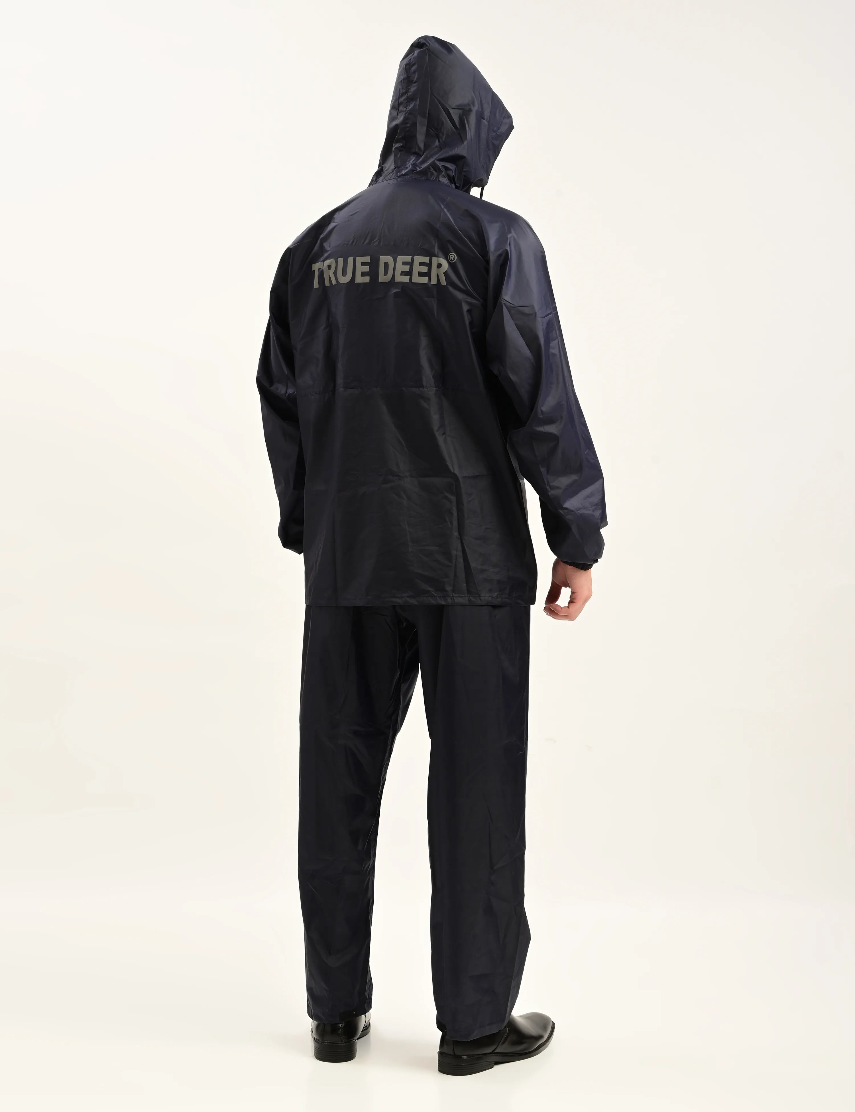 Navy - RainShield Jacket & Pant | Complimentary Waterproof Mobile Pouch
