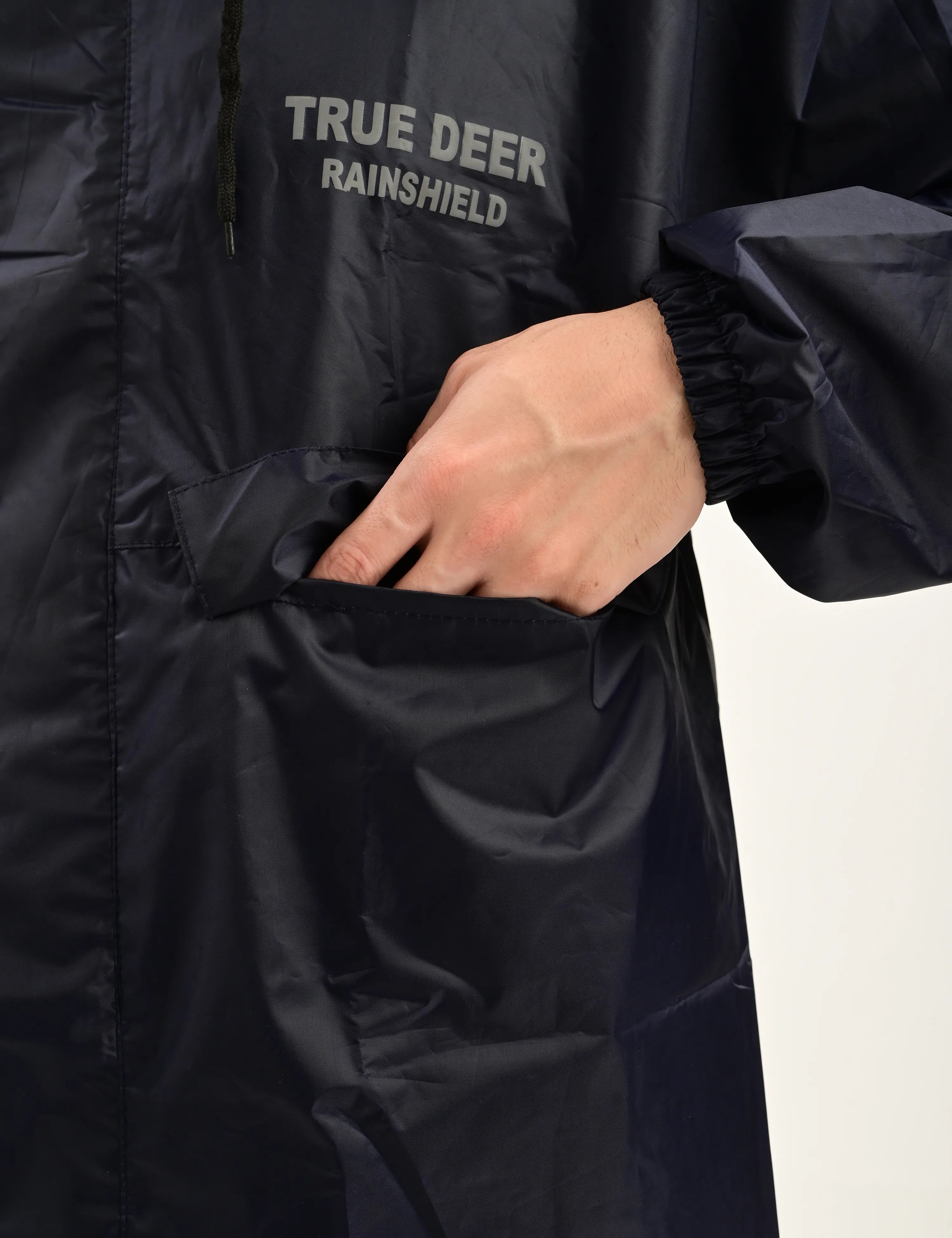 Navy - RainShield Jacket & Pant | Complimentary Waterproof Mobile Pouch