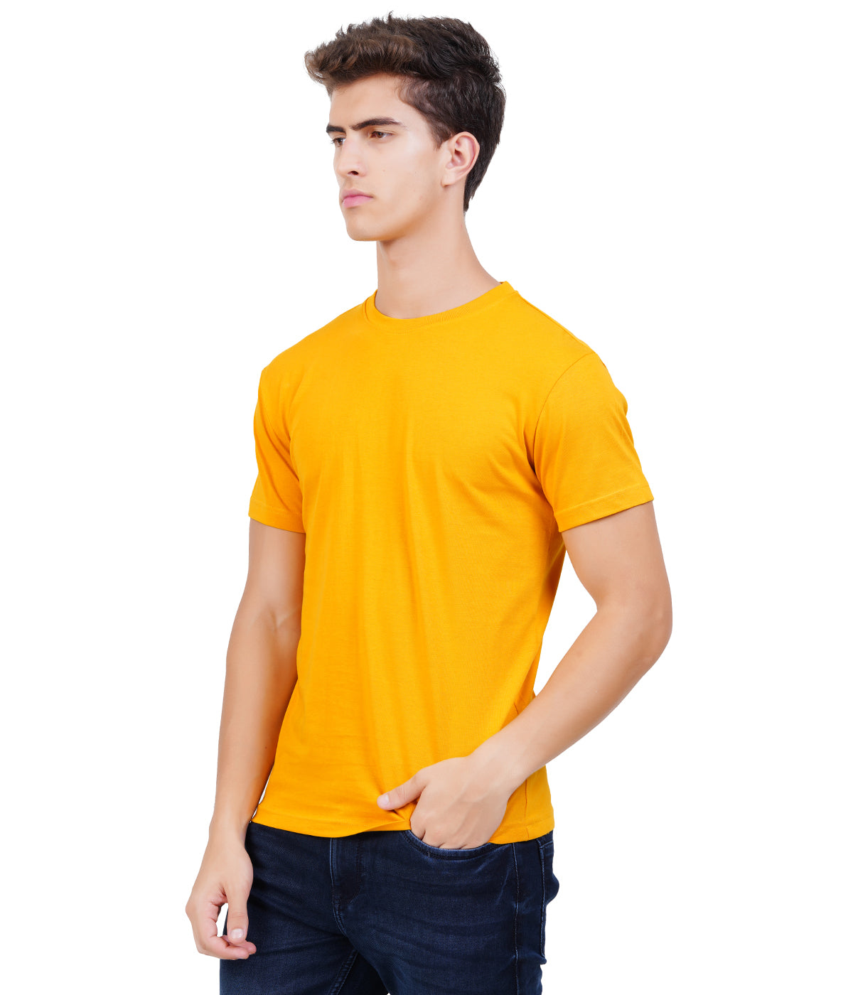 Round Neck T-Shirt – Trendy Regular Fit Cotton Tee - Pack of 3