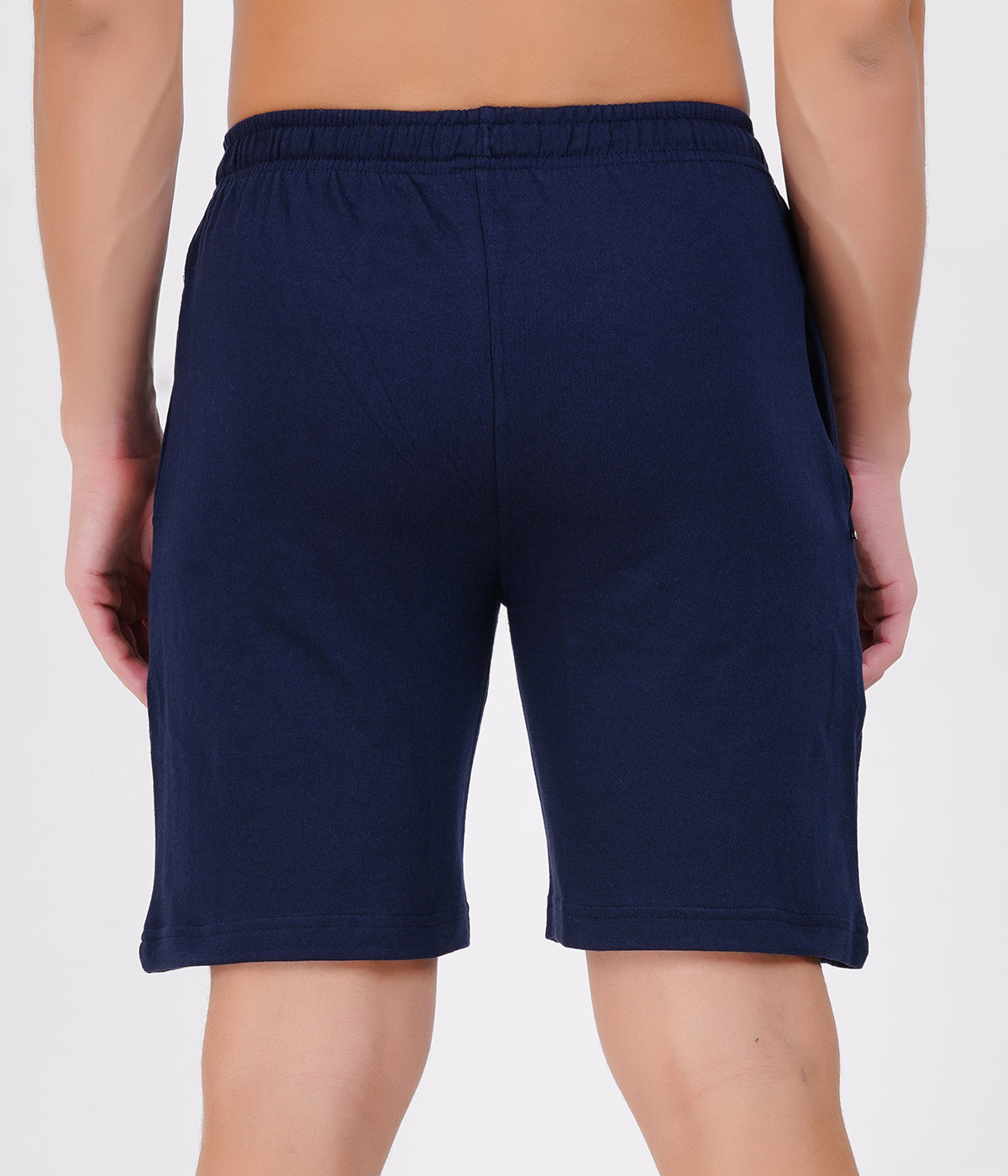 Navy Loop knit Shorts | 100% Recycled Cotton