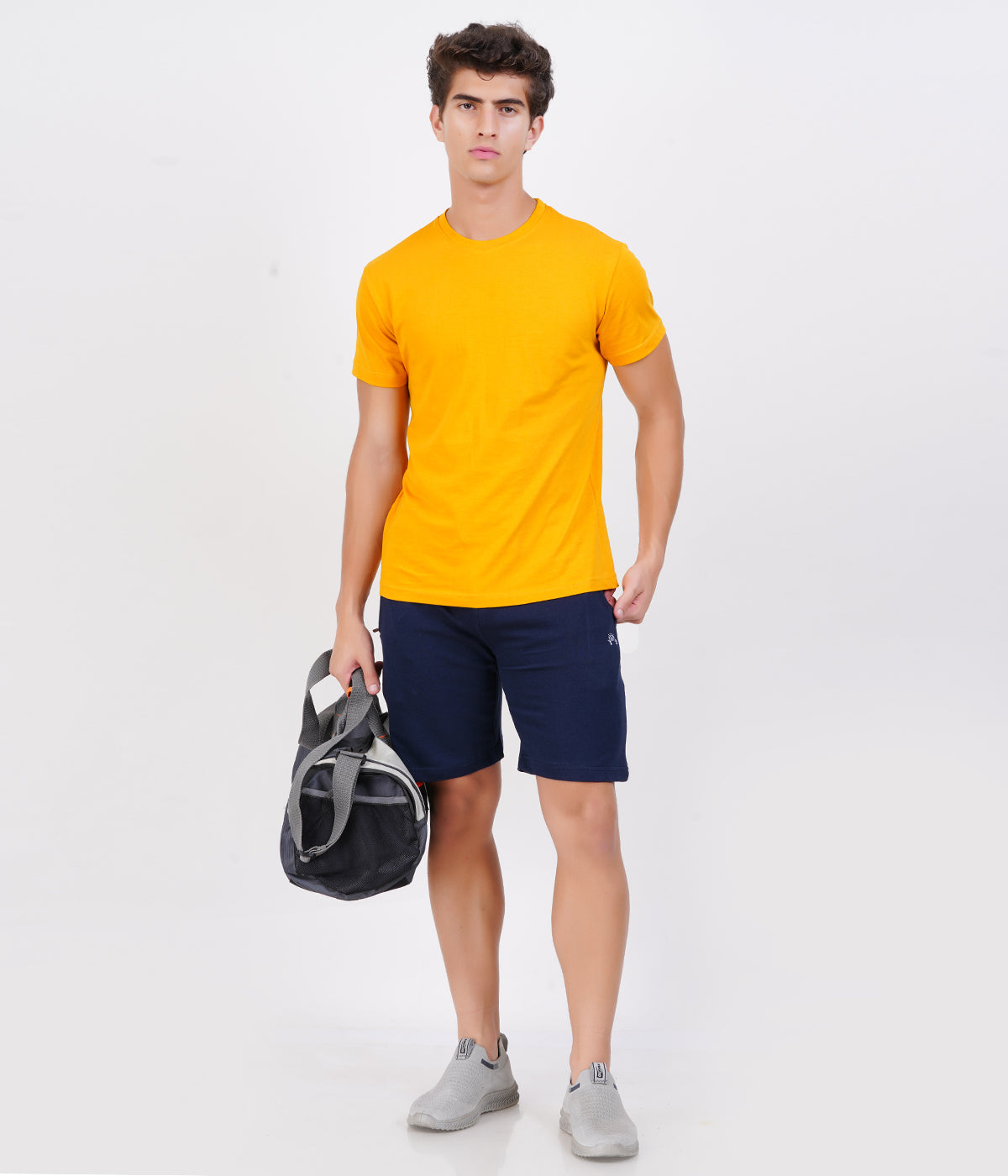 Navy Loop knit Shorts | 100% Recycled Cotton