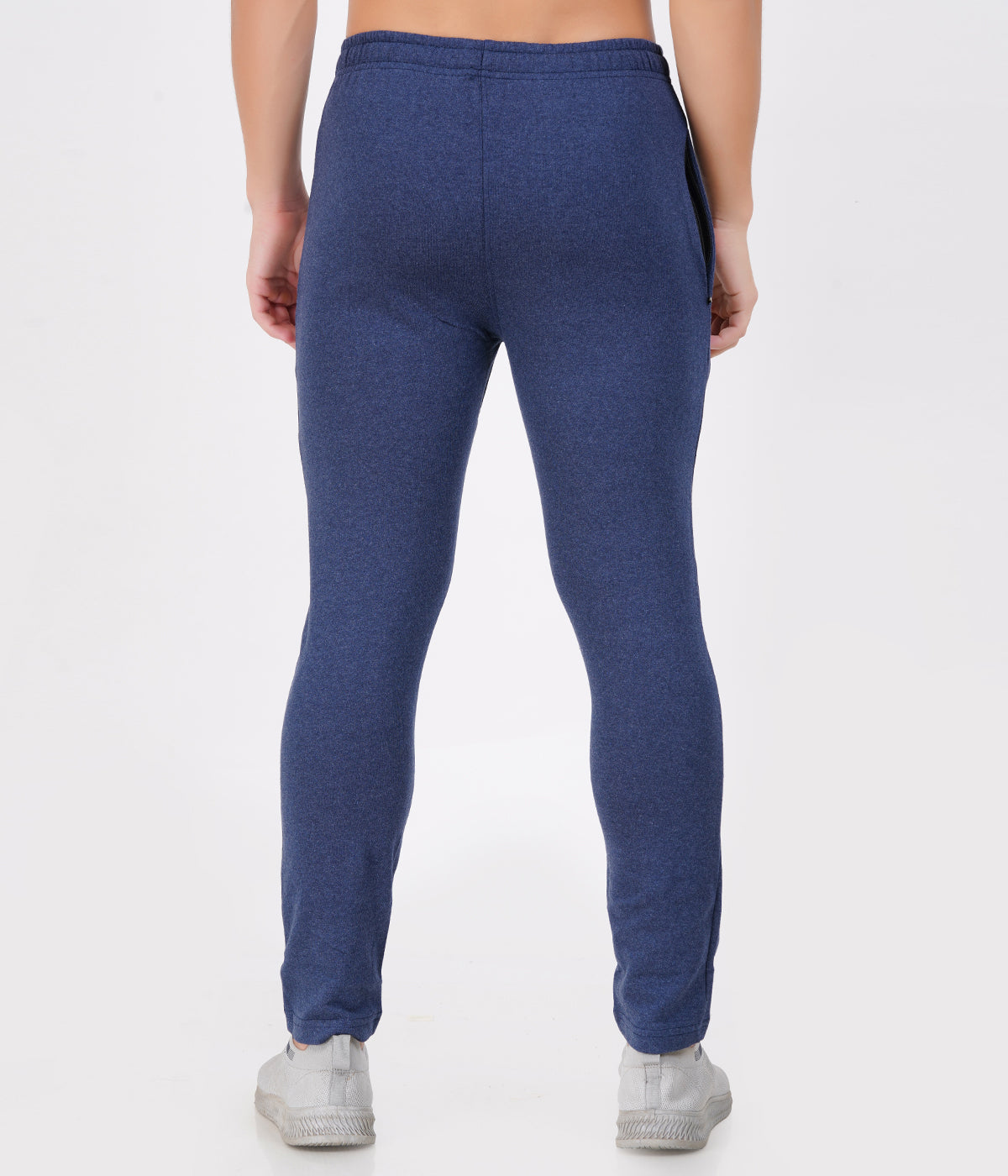 Melange Grey Basic Track Pants – Slim Fit | Pack of 1