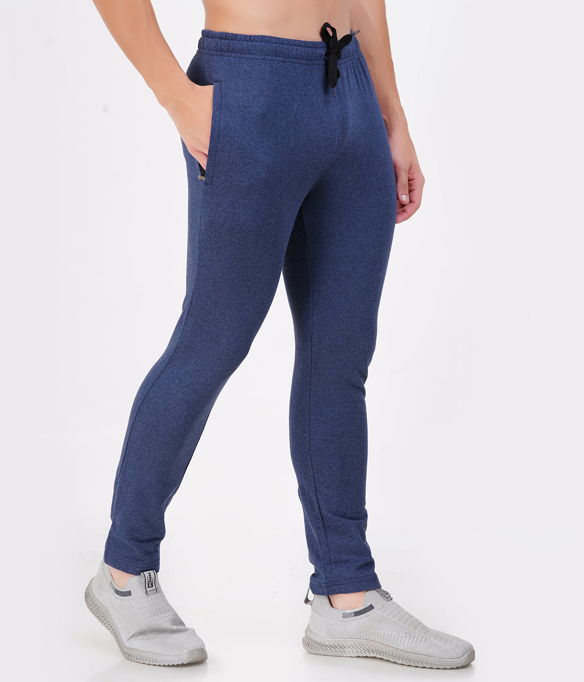 Pack of 3 – Basic Slim Fit Track Pants for Men | 100% Recycled Cotton Loopknit Comfort Wear