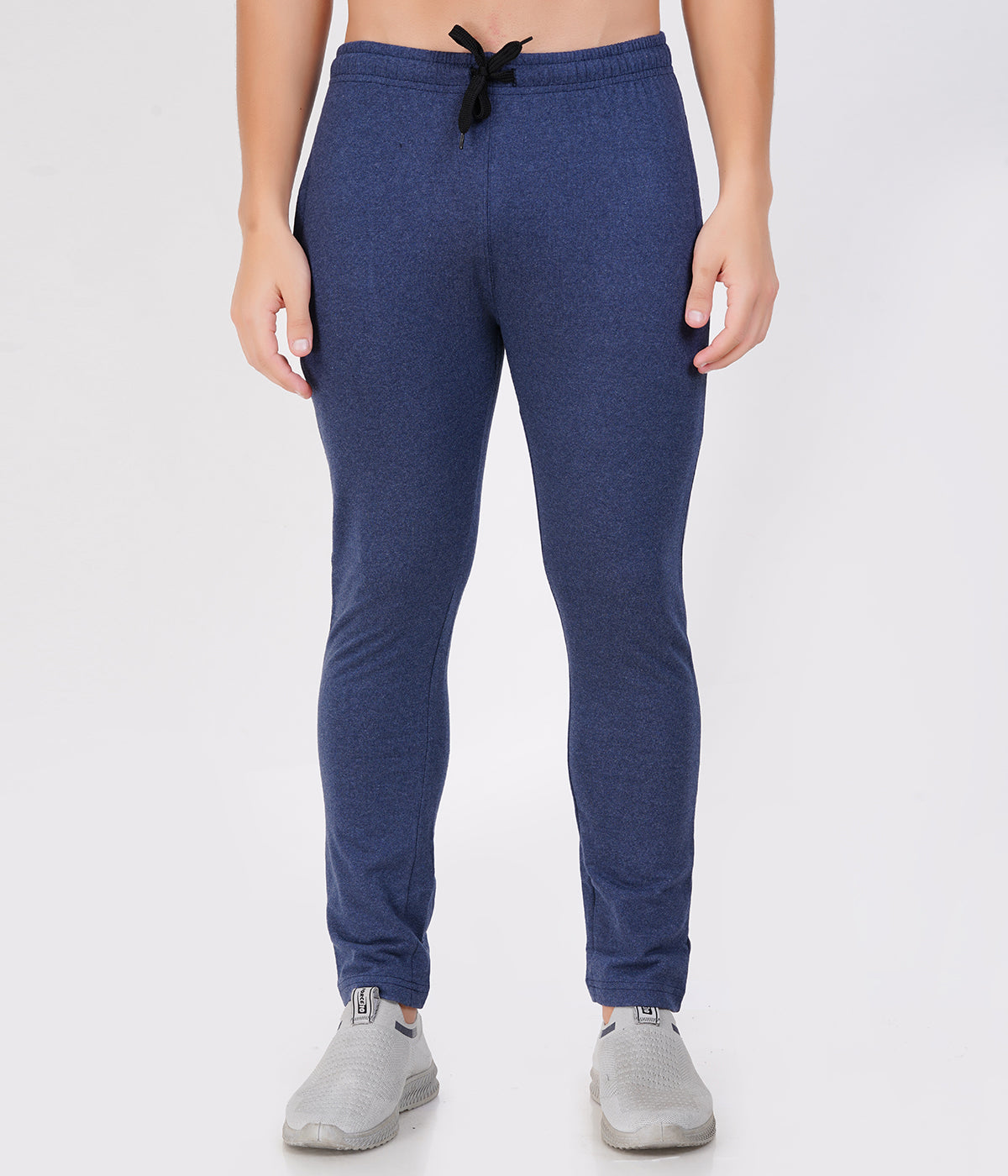 Melange Grey Basic Track Pants – Slim Fit | Pack of 1