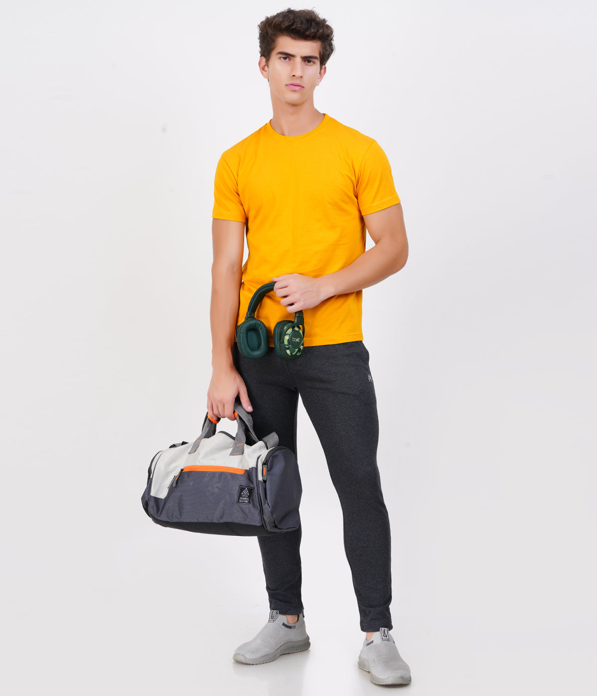 Charcoal Basic Track Pants – Slim Fit | Pack of 1