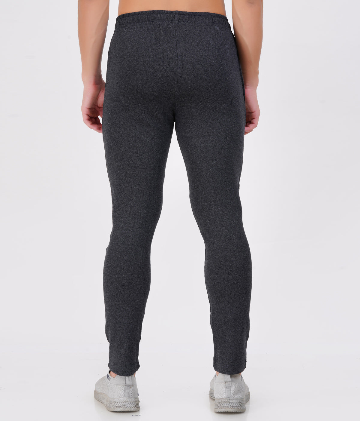 Charcoal Basic Track Pants – Slim Fit | Pack of 1