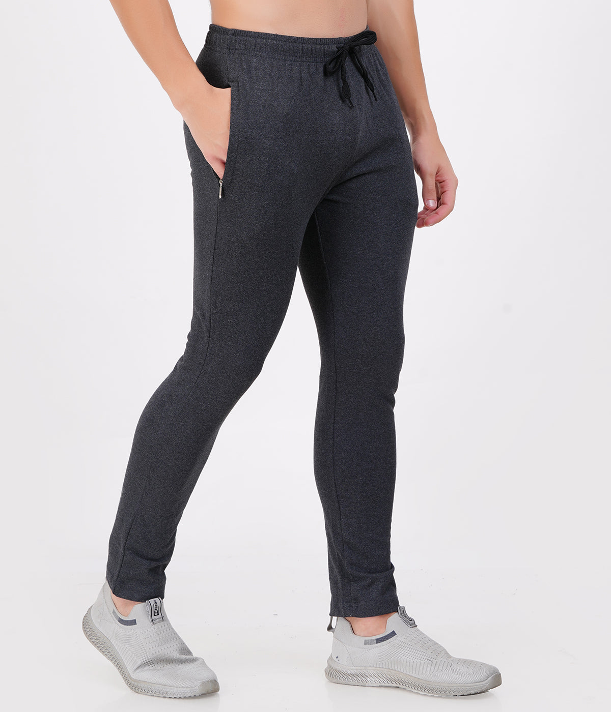 Pack of 5 – Basic Track Pants for Men | 100% Recycled Cotton | Slim Fit Everyday Comfort Combo