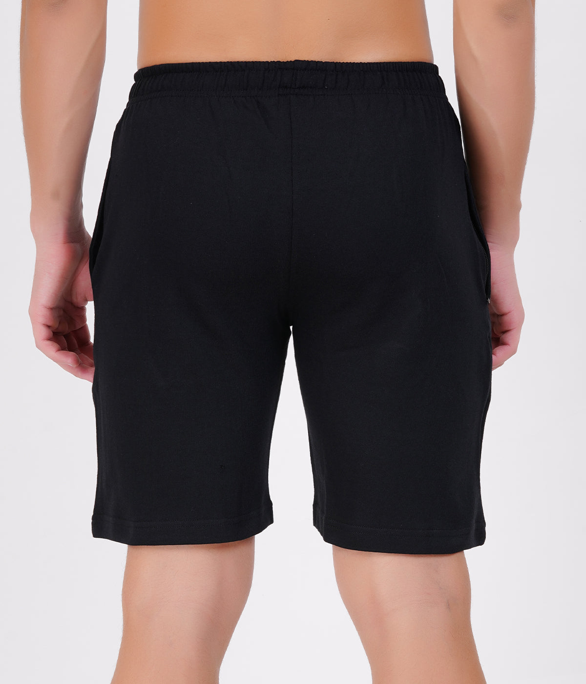 Black Loop knit Shorts  | Timeless Essential