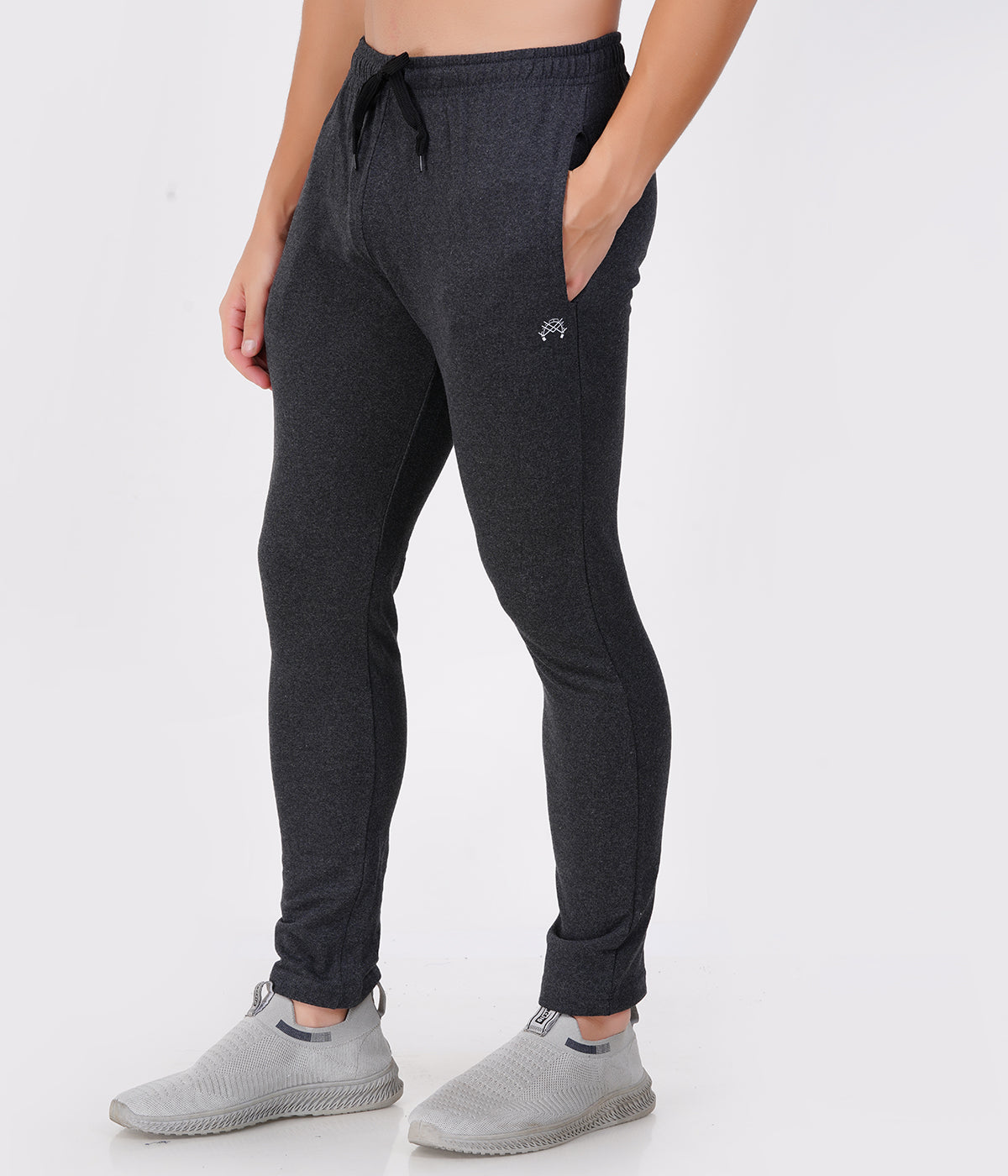 Pack of 3 – Basic Slim Fit Track Pants for Men | 100% Recycled Cotton Loopknit Comfort Wear