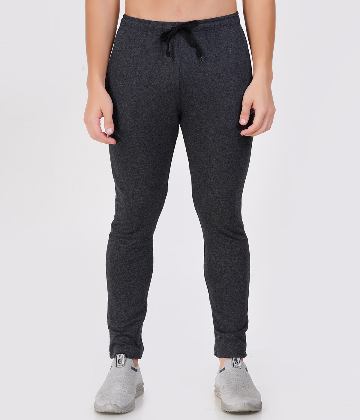 Pack of 3 – Basic Slim Fit Track Pants for Men | 100% Recycled Cotton Loopknit Comfort Wear