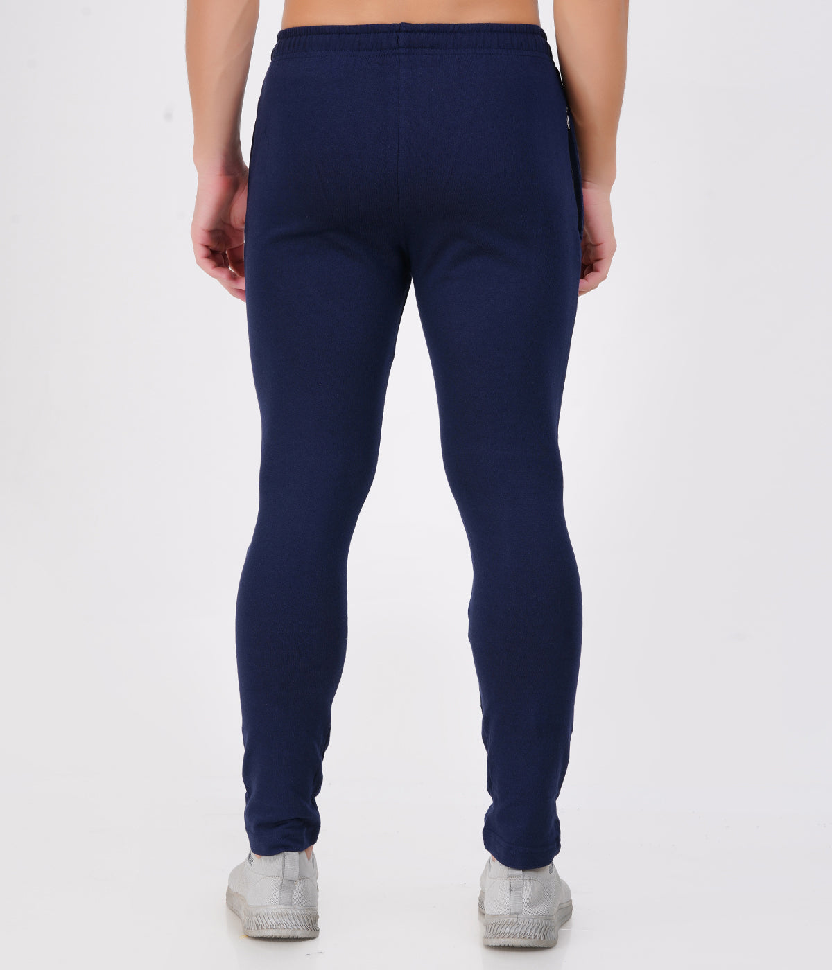Navy Blue Basic Track Pants – Slim Fit | Pack of 1