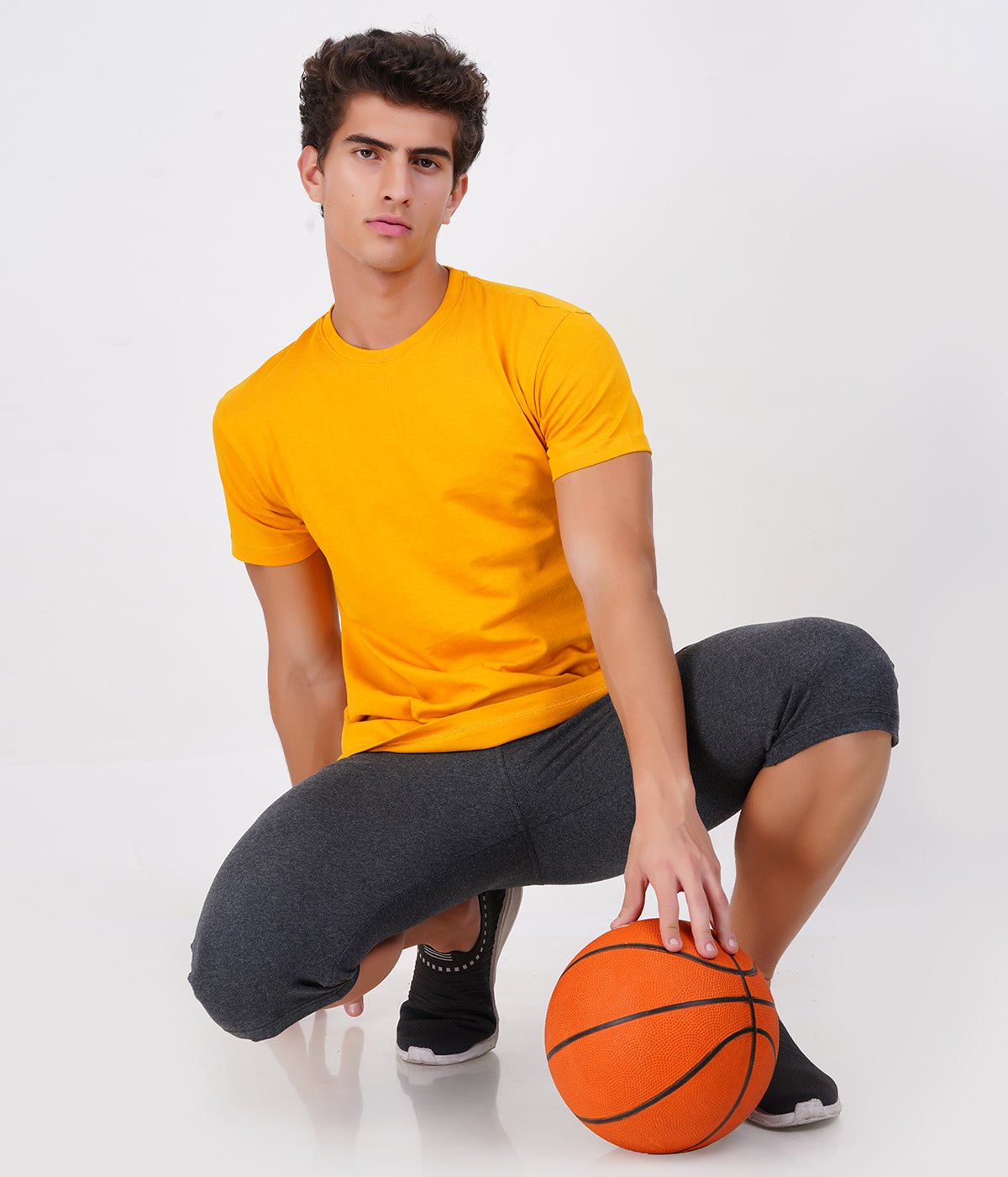 Charcoal 3/4th Shorts – Smart Neutral for Modern Wardrobe