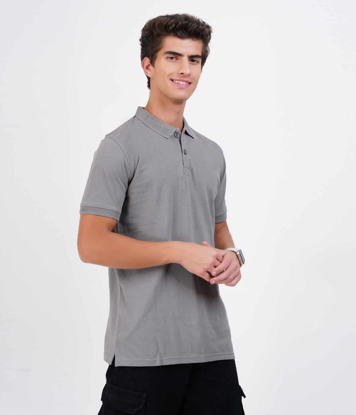 Men’s 100% Cotton Collar T-Shirts – Pack of 3 (Multi-Color) | Bio Wash Airtex | Regular Fit