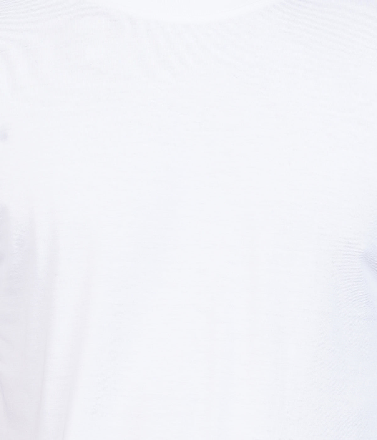 White Round Neck T-Shirt | 100% Cotton | Bio Wash Single Jersey | Regular Fit