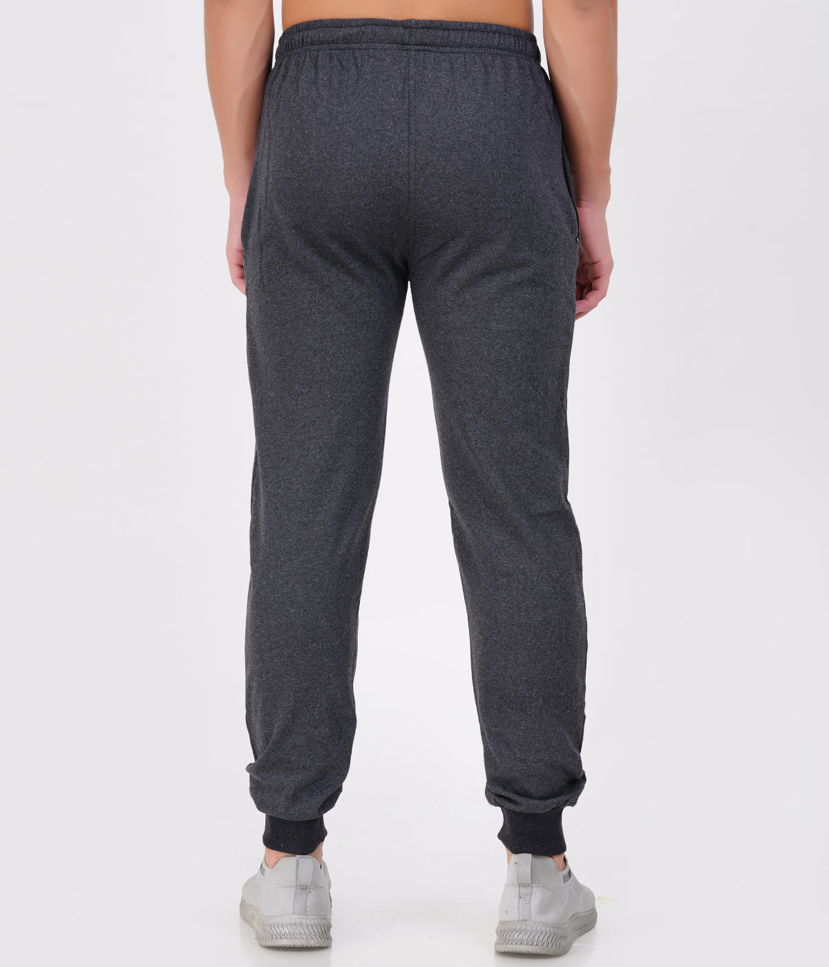 Charcoal Slim Fit Recycled Cotton Joggers for Men