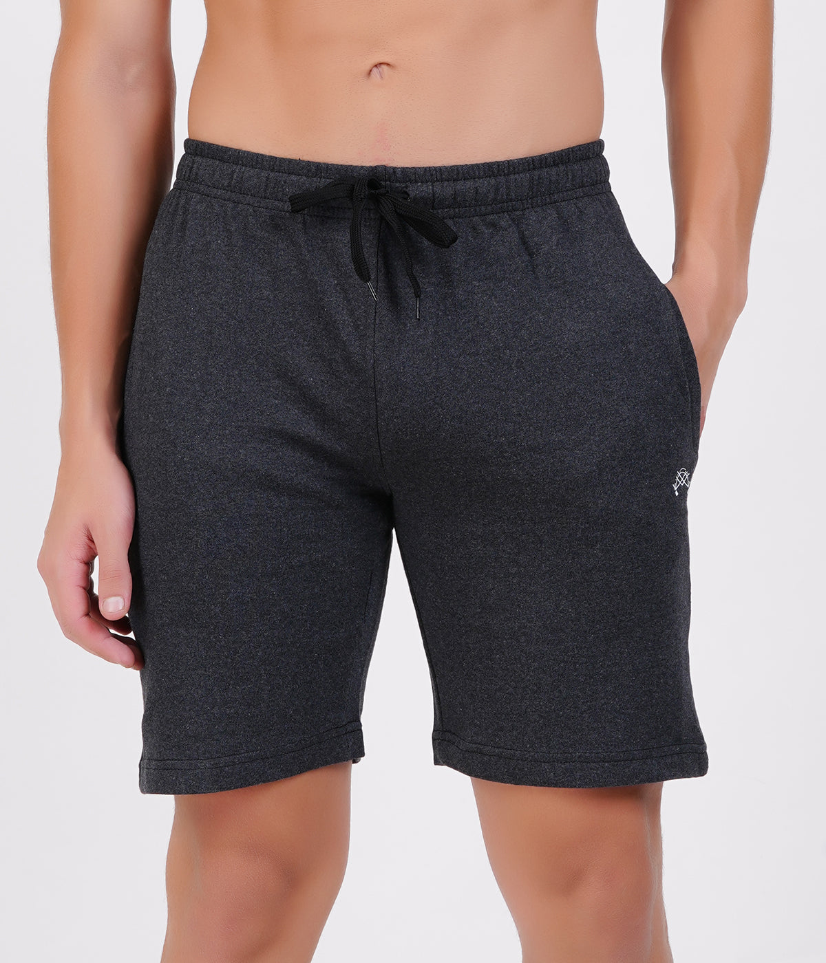Charcoal Loop knit Shorts | Everyday Essential