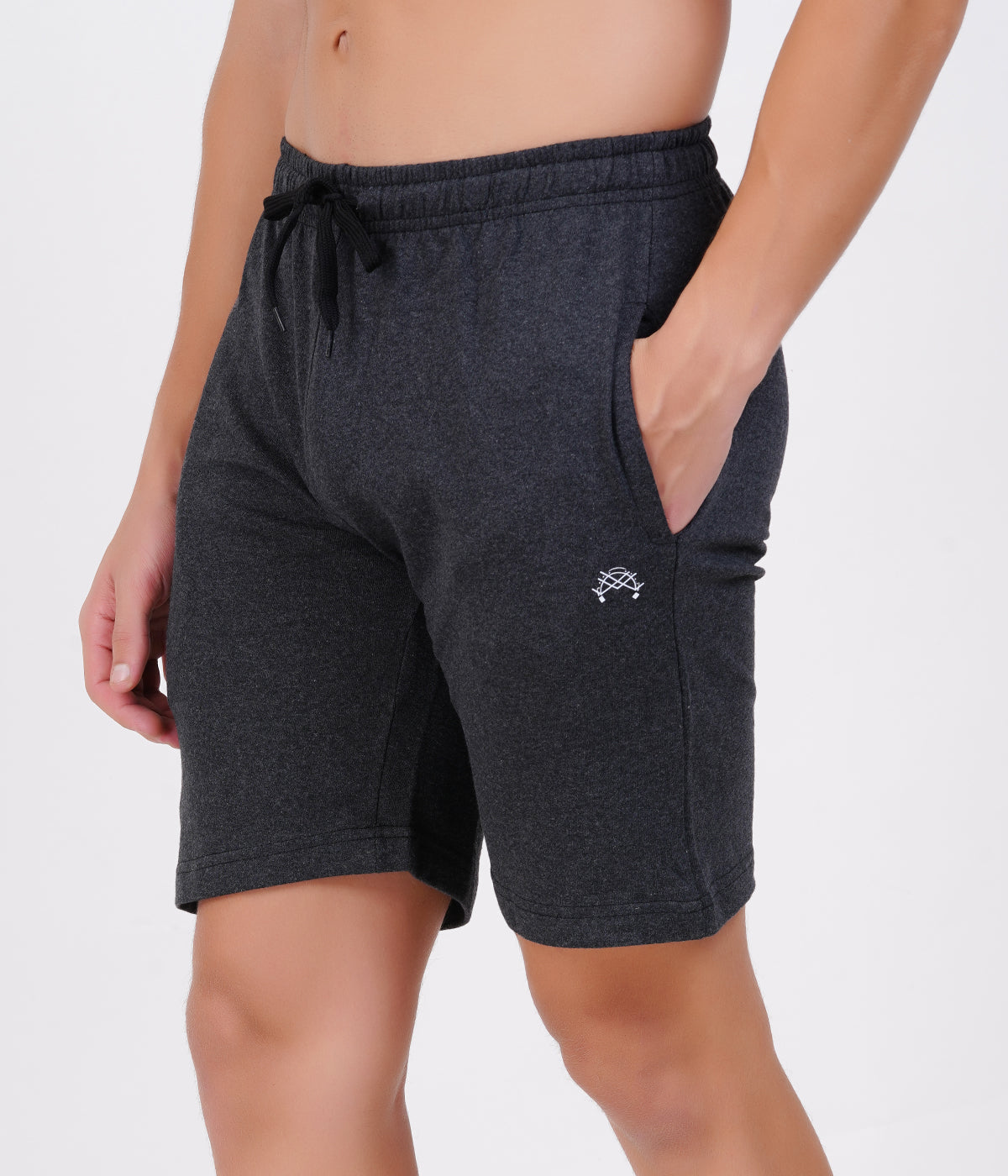 Charcoal Loop knit Shorts | Everyday Essential