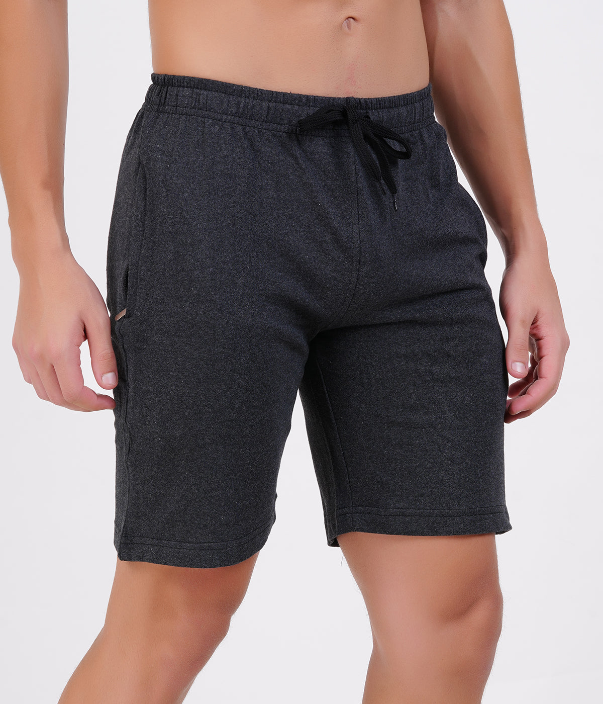 Charcoal Loop knit Shorts | Everyday Essential