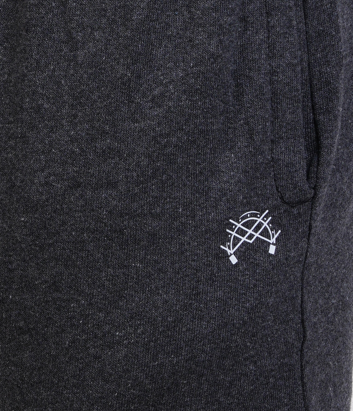 Charcoal Slim Fit Recycled Cotton Joggers for Men