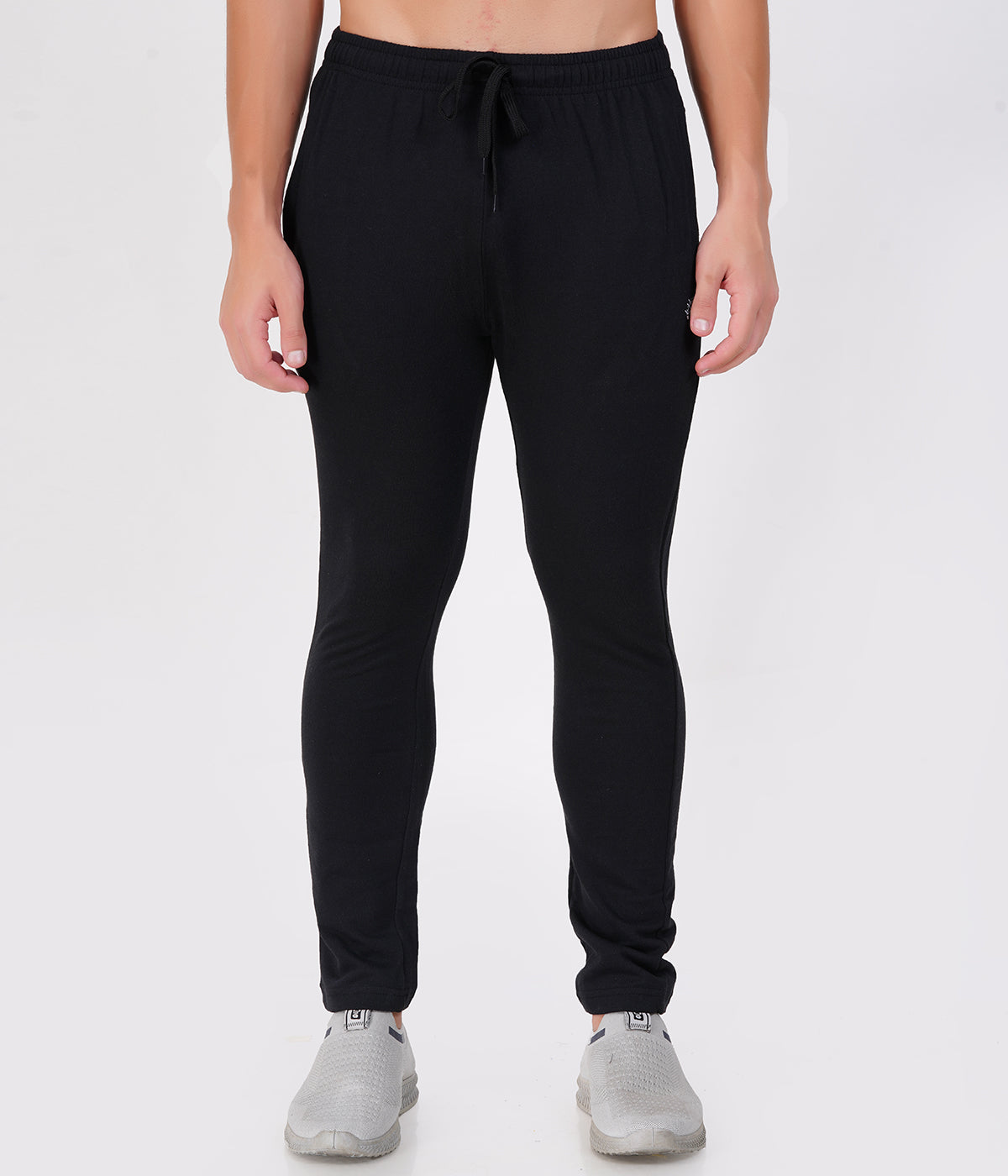 Black Basic Track Pants – Slim Fit | Pack of 1