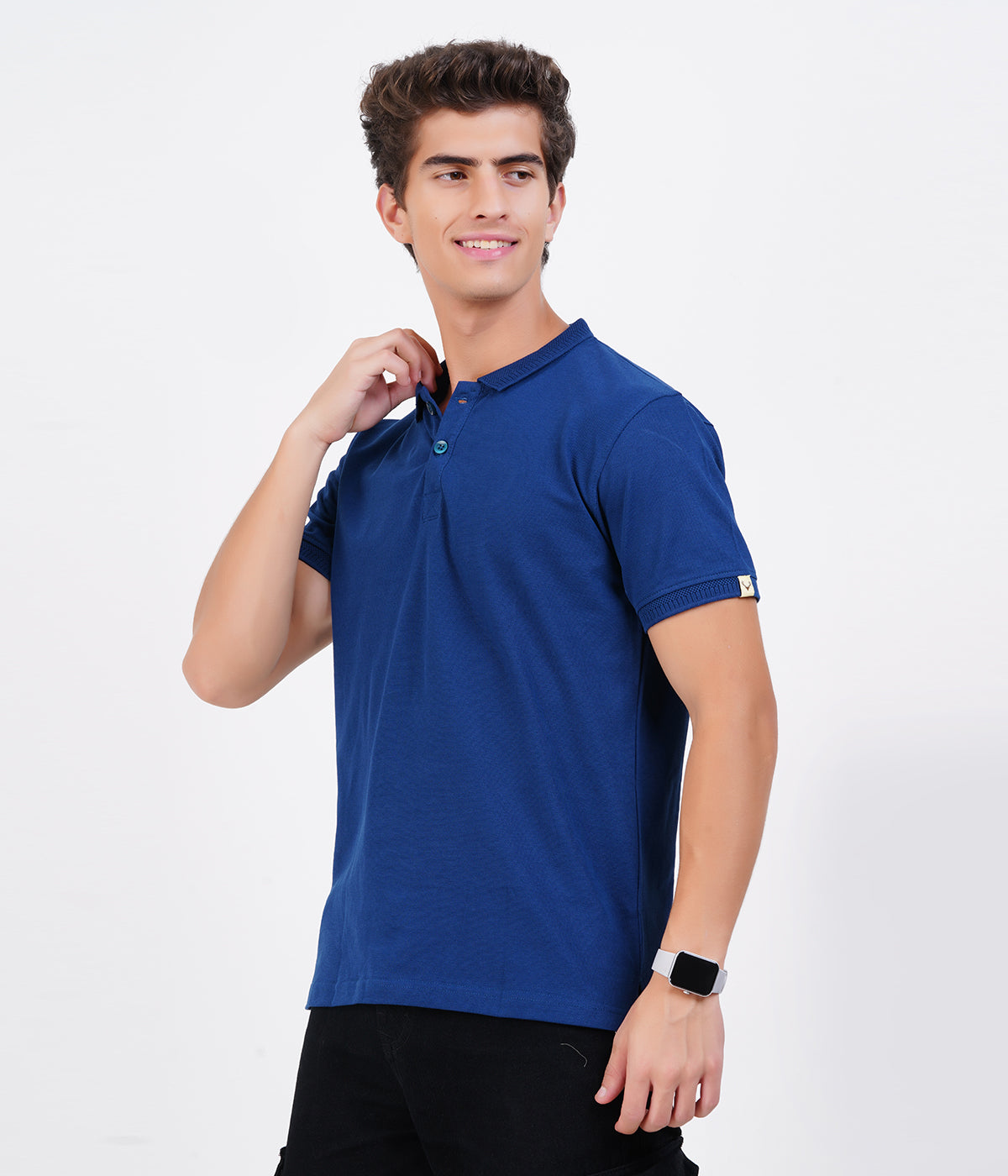 Men’s 100% Cotton Collar T-Shirts – Pack of 5 (Assorted Colors) | Bio Wash Airtex | Regular Fit