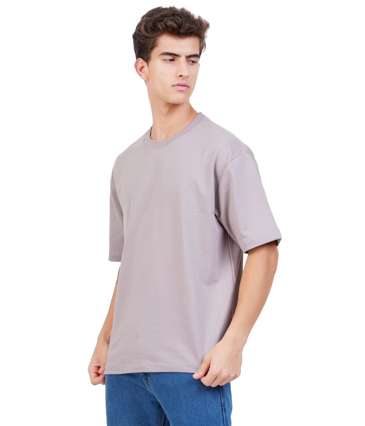 Oversized 100% Cotton T-Shirt – Ash Grey | Everyday Street Essential