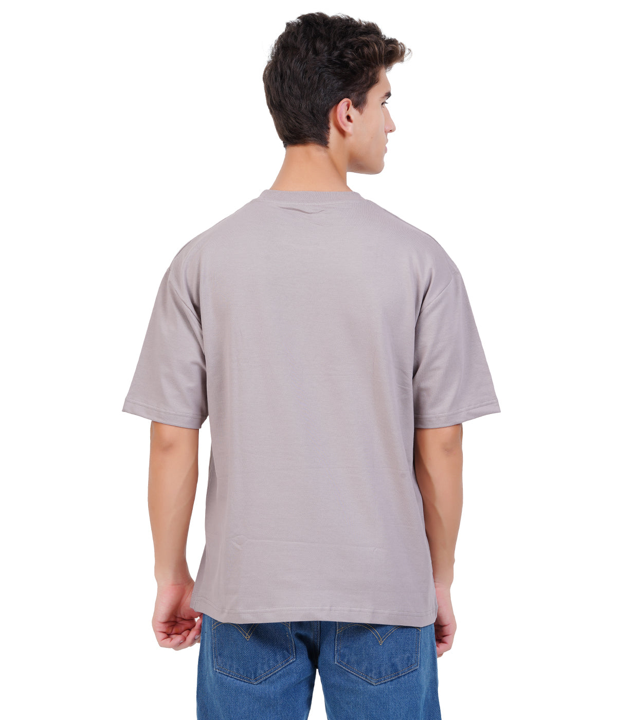 Oversized 100% Cotton T-Shirt – Ash Grey | Everyday Street Essential