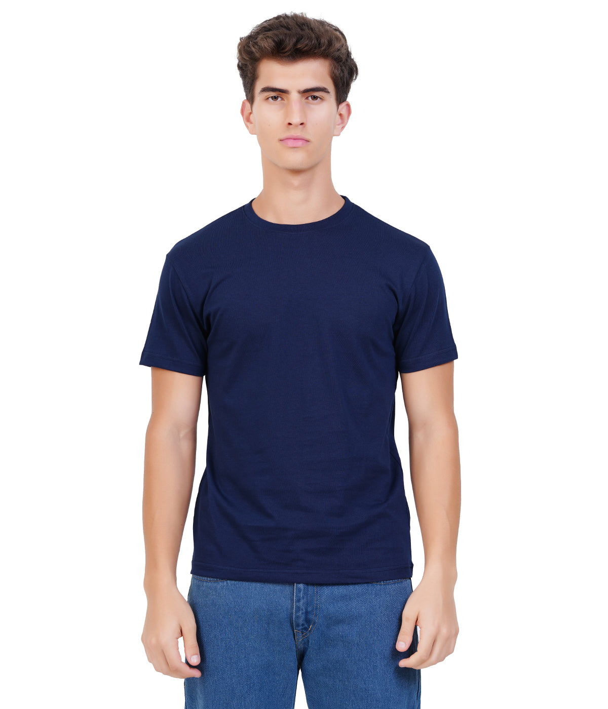 Pack of 5 – Premium Round Neck Cotton T-Shirts | Bio Wash Single Jersey | Regular Fit | Multicolor Combo