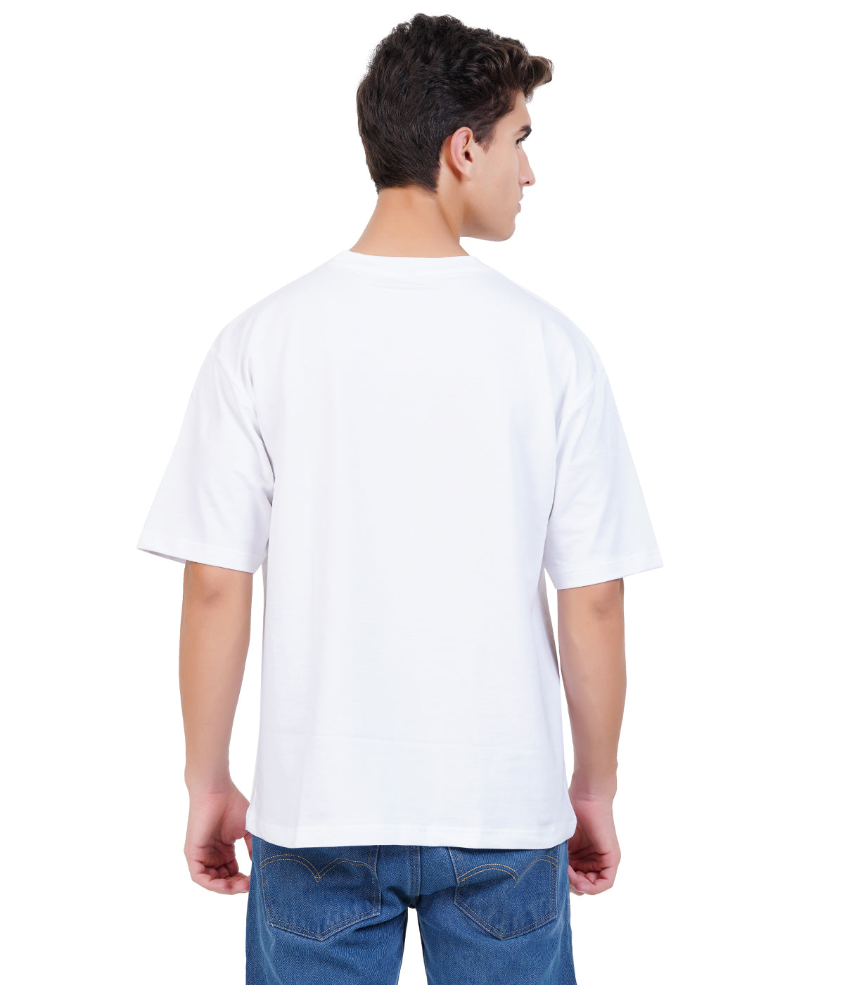 Oversized 100% Cotton T-Shirt – White | Classic Everyday Essential