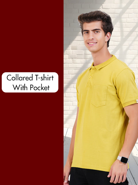Collared T-Shirts with pocket